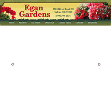 Tablet Screenshot of egangardens.com